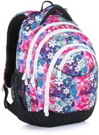 Girls Student Backpack Bagmaster Energy 21 A Pink/White/Turquise - School Backpack