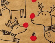 Vianočný papier 1 m/70,5 cm, Nos - Darčekový baliaci papier