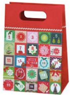 Christmas gift bag 19,5/28/10 cm, advent calendar - Gift Bag