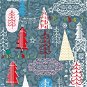 Christmas Napkins 33/3/20, Christmas Trees - Paper Towels