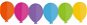 Girlanda Girlanda párty – narodeniny – balóniky – 360 × 13,5 × 18 cm - Girlanda