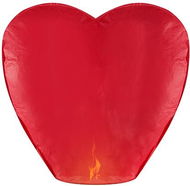 Lucky lantern - greeting - red heart - wedding / valentine - Chinese Lantern