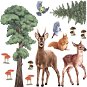 Kopko samolepky na zeď les zvířátka ii - Samolepicí dekorace
