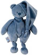 Nattou Plüschspielzeug Teddybär Lapidou aus 100% Recyclingmaterial - dunkelblau - 36 cm - Kuscheltier