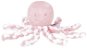 Nattou First Toy for Babies Octopus PIU PIU Lapidou Light Pink 0 m + - Soft Toy