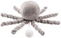 Nattou Prvá hrajúca hračka pre bábätká chobotnička PIU PIU Lapide grey 0 mes.+ - Plyšová hračka