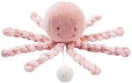 Plyšová hračka Nattou Prvá hrajúca hračka pre bábätká chobotnička PIU PIU Lapidou old pink/light pink 0 mes.+ - Plyšák