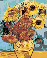 Painting by Numbers - Sunflowers (van Gogh), 80x100 cm, without frame and without canvas switching o - Painting by Numbers