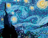 Maľovanie podľa čísel – Hviezdna noc (van Gogh), 100 × 80 cm, bez rámu a bez napnutia plátna - Maľovanie podľa čísel