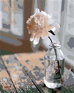 Maľovanie podľa čísel – Kvetina vo fľaši, 80 × 100 cm, napnuté plátno na rám - Maľovanie podľa čísel