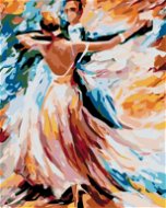 Painting by Numbers - Dancing in Colours, 40x50 cm, without frame and without switching off the canv - Painting by Numbers