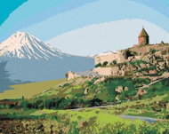Painting by Numbers - Old Castle, 100x80 cm, without frame and without canvas switching off - Painting by Numbers