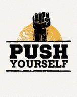Painting by numbers - Push yourself, 80x100 cm, without frame and without switching off the canvas - Painting by Numbers