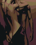 Painting by numbers - 50 shades, 80x100 cm, without frame and without switching off the canvas - Painting by Numbers