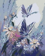 Painting by numbers - Butterflies, 40x50 cm, without frame and without switching off the canvas - Painting by Numbers