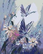Painting by Numbers - Butterflies, 40x50 cm, stretched canvas on frame - Painting by Numbers