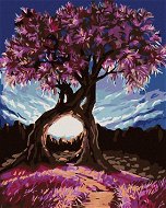 Painting by Numbers - Romantic Trees, 40x50 cm, stretched canvas on frame - Painting by Numbers