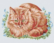Painting by Numbers - Redhead in the Grass, 50x40 cm, without frame and without switching off the ca - Painting by Numbers