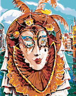 Painting by Numbers - Carnival in Rio, 40x50 cm, stretched canvas on frame - Painting by Numbers