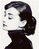 Malen nach Zahlen - Audrey Hepburn I, 80x100 cm, ohne Rahmen und ohne Leinwand - Malen nach Zahlen