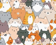 Painting by numbers - 30 cats, 100x80 cm, stretched canvas on frame - Painting by Numbers