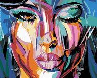 Painting by Numbers - Painted Beauty, 100x80 cm, off canvas on frame - Painting by Numbers