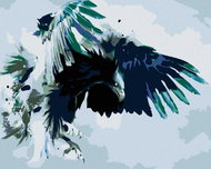 Painting by Numbers - Hunting Eagle, 100x80 cm, off canvas on frame - Painting by Numbers