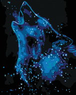 Painting by Numbers - Star Wolf, 80x100 cm, stretched canvas on frame - Painting by Numbers