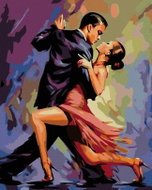 Painting by numbers - In the heat of the dance, 80x100 cm, without frame and without switching off t - Painting by Numbers