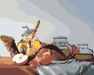 Painting by Numbers - Still Life, 50x40 cm, without frame and without turning off the canvas - Painting by Numbers