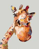 Painting by Numbers - Painted Giraffe, 40x50 cm, without frame and without switching off the canvas - Painting by Numbers