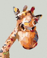 Painting by Numbers - Painted Giraffe, 80x100 cm, off canvas on frame - Painting by Numbers