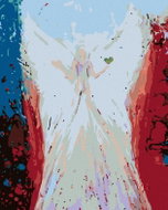 Painting by Numbers - Angels by Lenka - Balance angel, 40x50 cm, off canvas on frame - Painting by Numbers