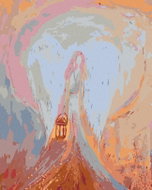 Painting by Numbers - Angels by Lenka - Hope angel, 80x100 cm, without frame and without canvas swit - Painting by Numbers