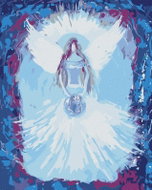 Painting by Numbers - Angels by Lenka - Universe angel, 80x100 cm, off canvas on frame - Painting by Numbers