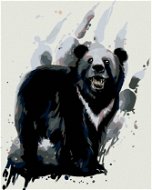 Painting by Numbers - Baribal Bear, 40x50 cm, stretched canvas on frame - Painting by Numbers