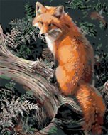 Painting by Numbers - Fox, 40x50 cm, without frame and without turning off the canvas - Painting by Numbers