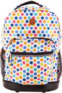 Imaginarium - School Backpack with Wheels Polka Dots - School Backpack