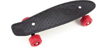 Teddies Skateboard – pennyboard – čierna farba – červené kolesá - Penny board