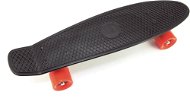 Teddies Skateboard – pennyboard – čierna farba – oranžové kolesá - Penny board