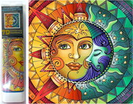 NORIMPEX 7D Moon and Sun 30 × 30 cm - Diamond Painting