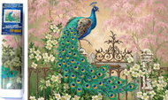 NORIMPEX Peacock in the garden 30 × 40 cm - Diamond Painting