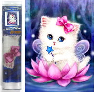 NORIMPEX Cat Fairy 30 × 40 cm - Diamond Painting