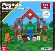 Norimpex Magnetická stavebnice Svět ve stylu Minecraftu 100 ks - Building Set