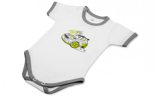 Škoda Motorsport 68 yellow motive - Bodysuit for Babies - Main image