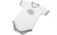 Škoda dětské body Motorsport 68 modrý motiv - Bodysuit for Babies