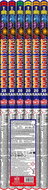 TARRA Roman candles 20 wound roman light stars 64 cm 6 pcs - Fireworks