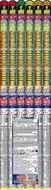 TARRA Roman candles 20 shot multi colour stars 64 cm 6 pcs - Fireworks