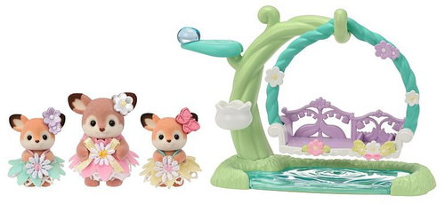 Sylvanian Families Fawns on a Flower Swing - Figure - Main image
