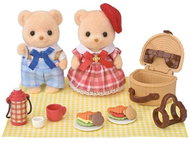 Sylvanian Families Cookie Bears Brother and Sister on a Picnic - Figure